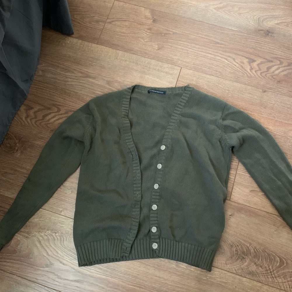 Brandy Melville Green Cardigan